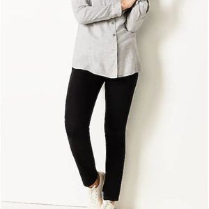 Women's J. Jill Black Authentic Fit Slim Ankle Jeans  |  Sz 6